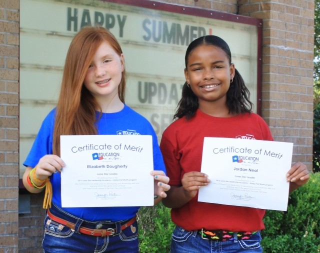 Timbers Elementary students chosen for Lone Star Leadership Academy