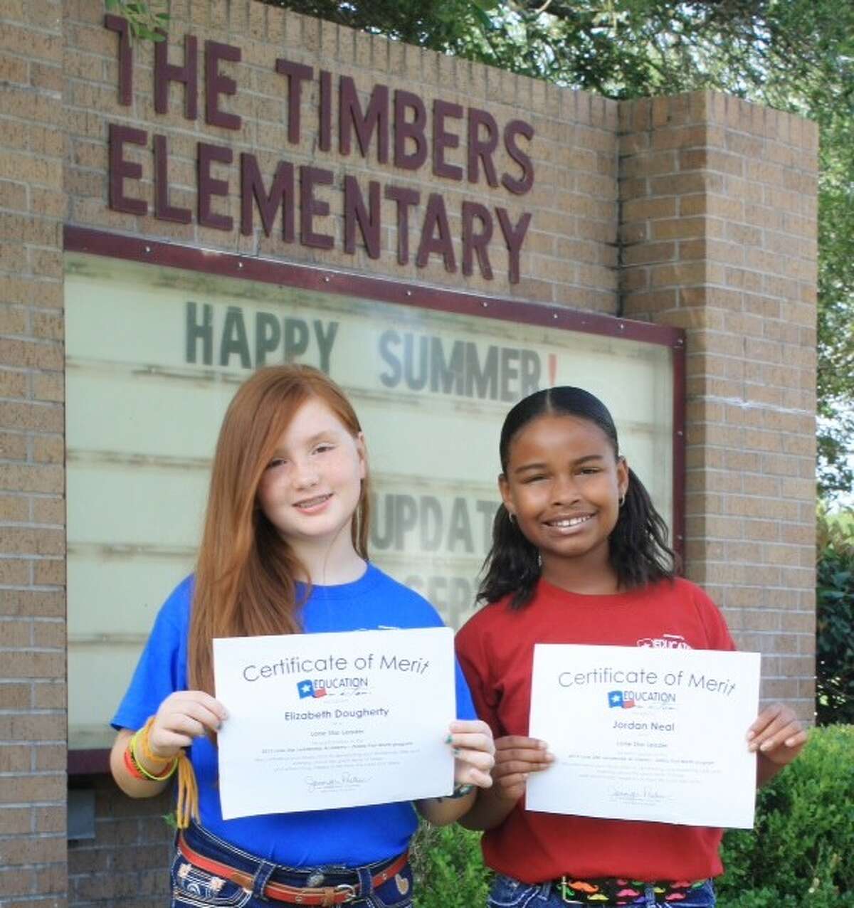 Timbers Elementary students chosen for Lone Star Leadership Academy