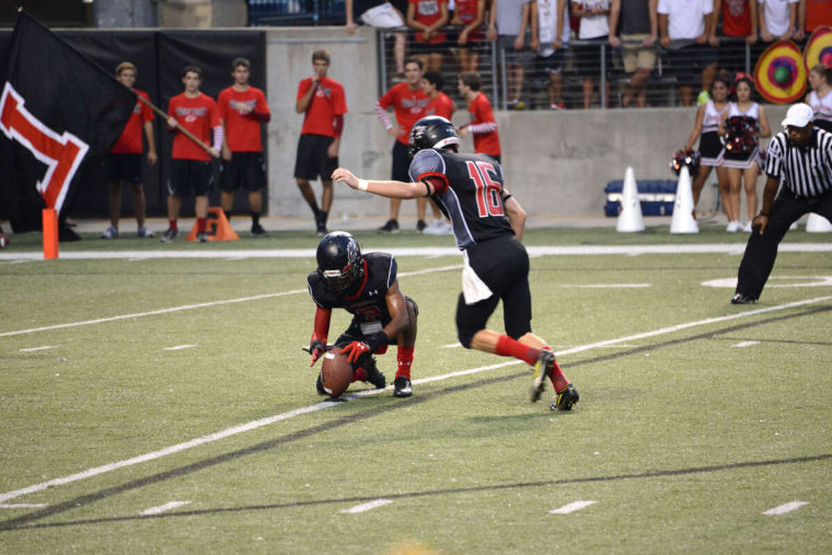Langham Creek kicker Joel Scarbrough knocked in a 40-yard field goal as time expired to give the Lobos a 34-31 win over Klein Oak in 2013. Scarbrough is raising money for pediatric cancer research through the 2014 Joel Scarbrough Kicking Challenge.
