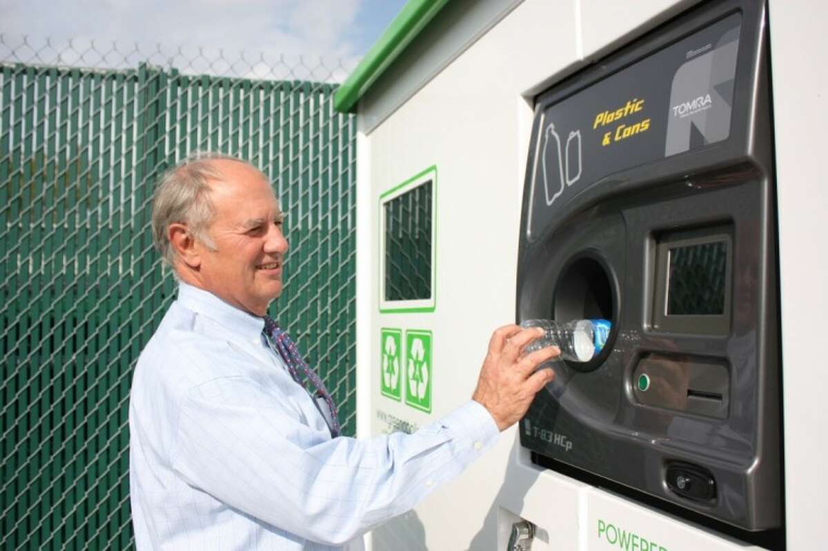 Liberty unveils recycling kiosk