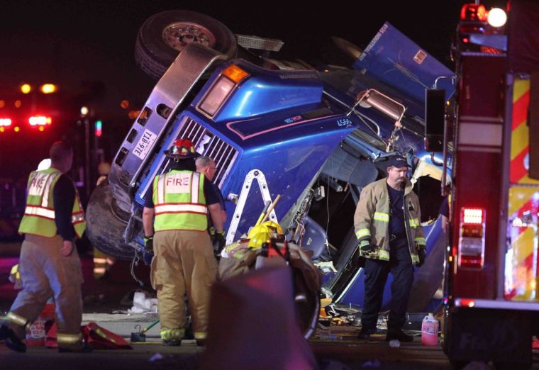 Major accident closes north, south I45 into the morning at Texas 242