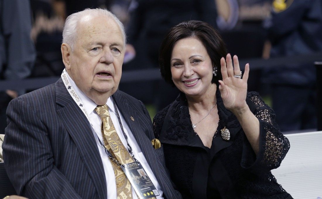 Benson Wife to inherit control of Saints, Pelicans