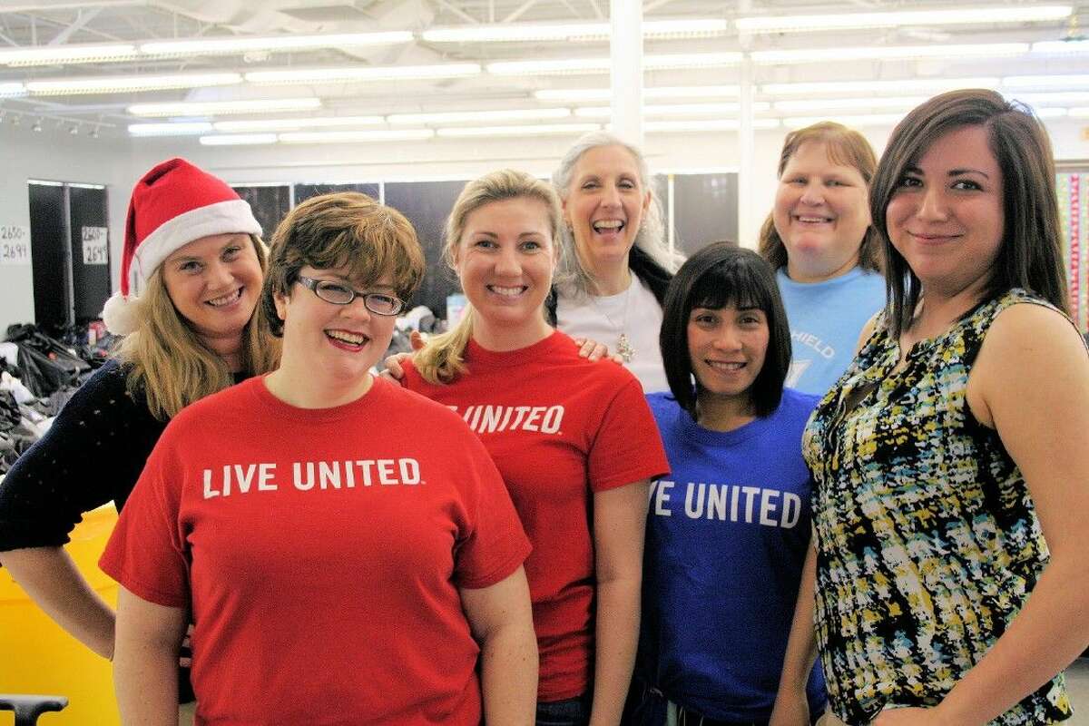 Montgomery County United Way staff members filled Santa bags with donated Christmas gifts for children and senior citizens in need in Montgomery County.
