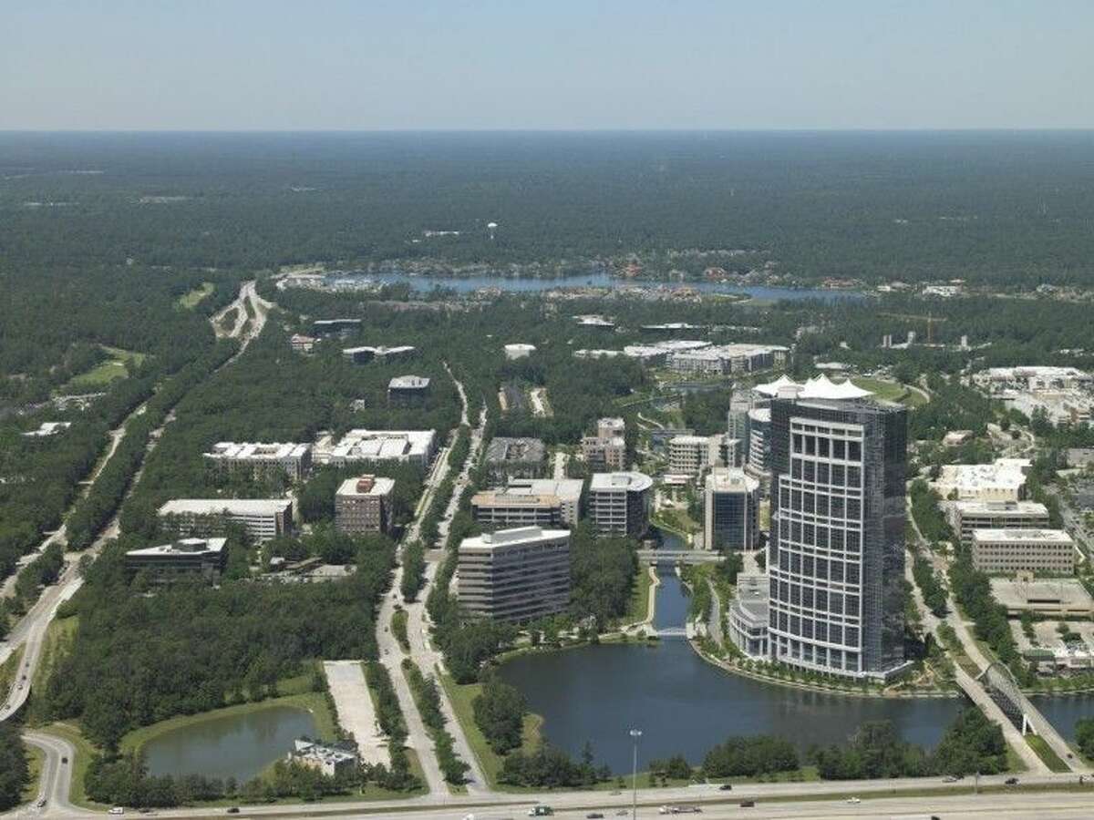 Aerial file photo of The Woodlands