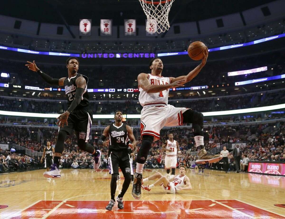 HD wallpaper: Chicago bulls jersey, slam dunk, derrick rose, nba,  basketball