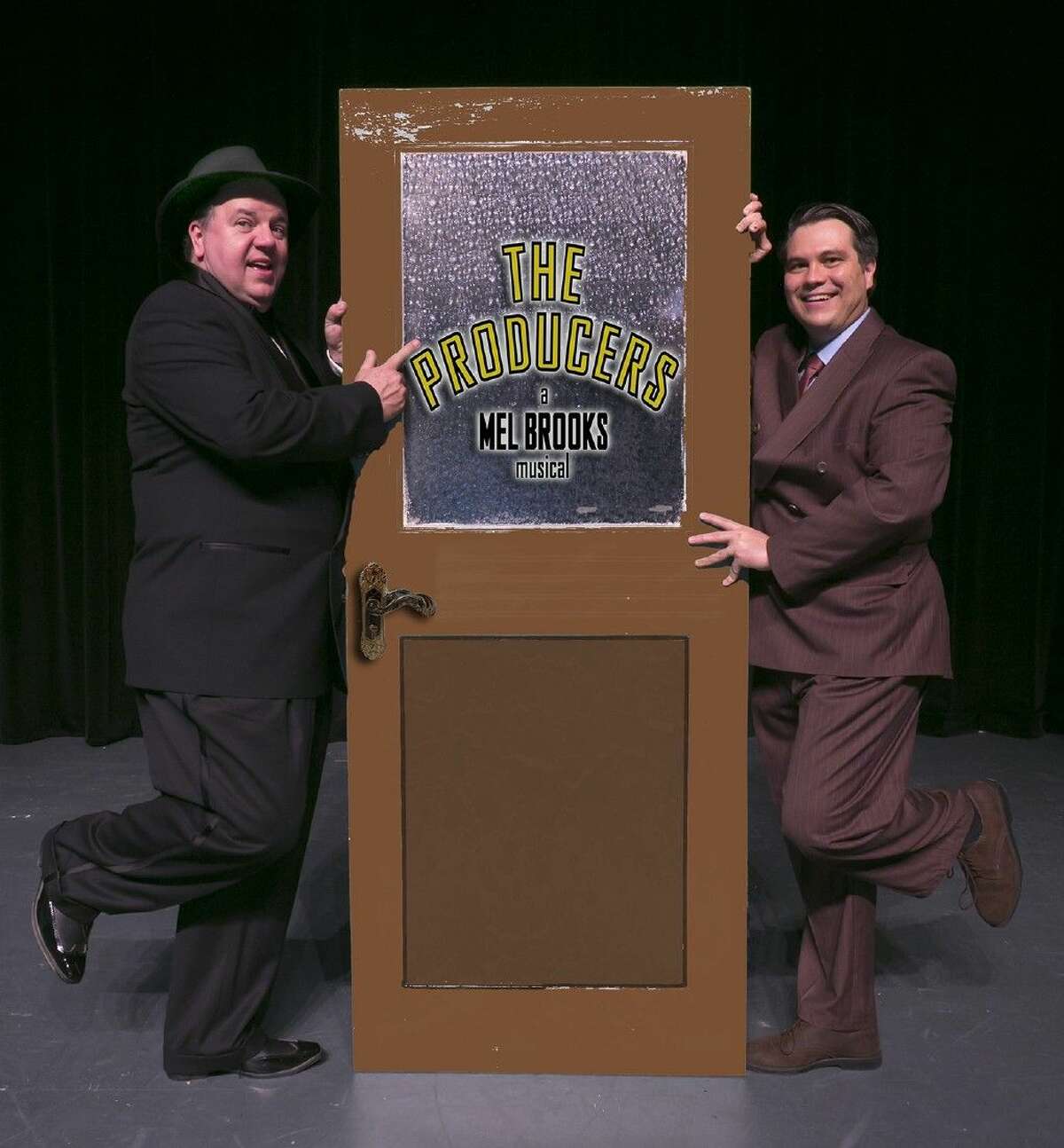 From left Jeff Baldwin as Max and Tim Eggert as Leo in Stage Right’s “The Producers.”