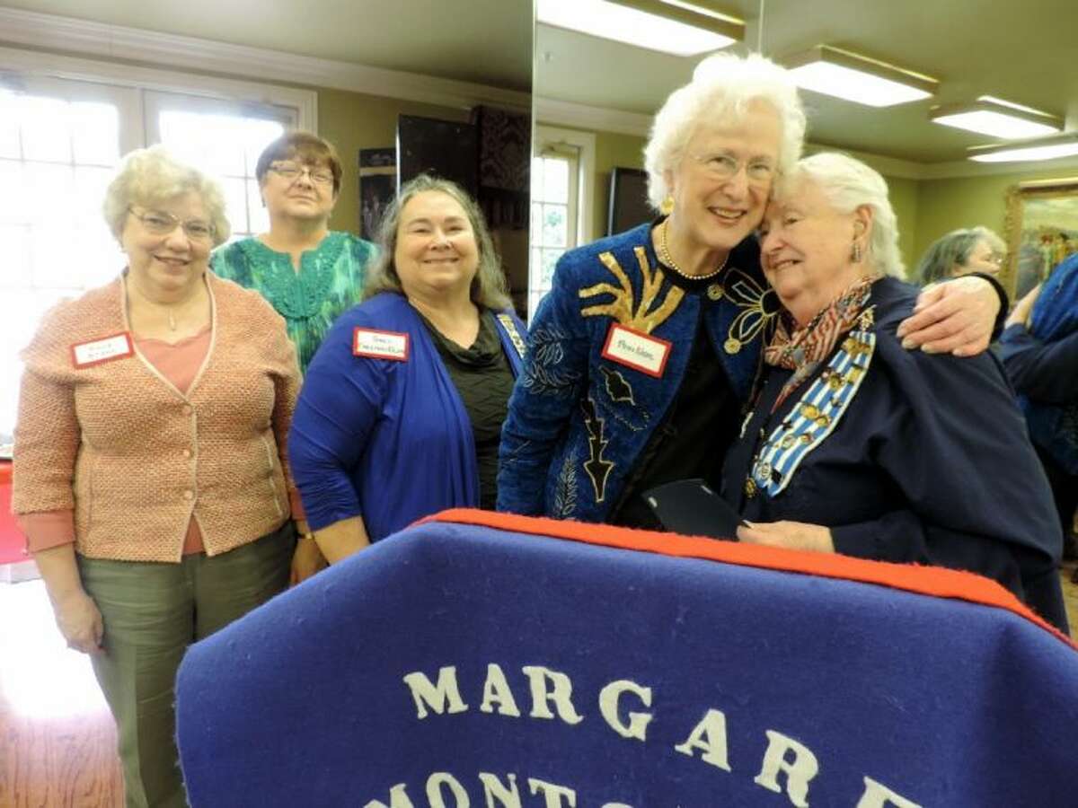 Jean Barnhill, right, was honored this past week with the Women in American History Award from the Margaret Montgomery Chapter of the Daughters of the American Revolution.