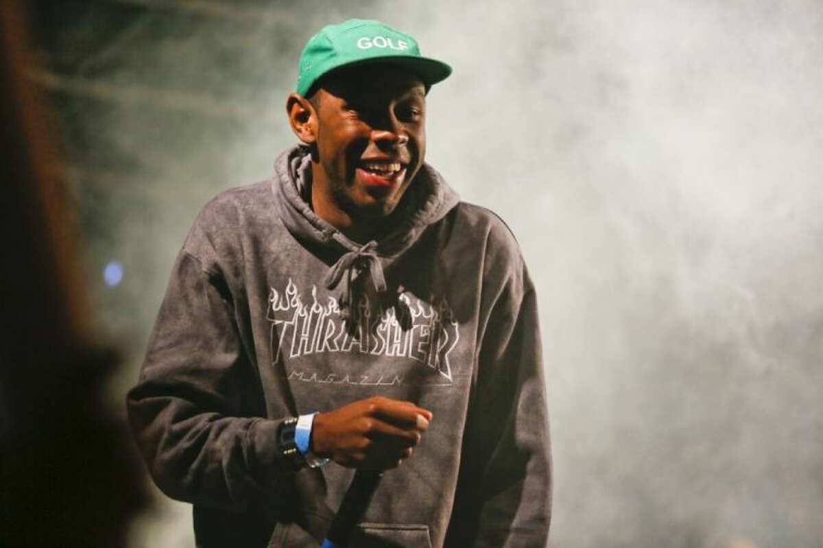 Tyler, The Creator performs during the SXSW Music Festival early Friday, March 14, 2014, in Austin.