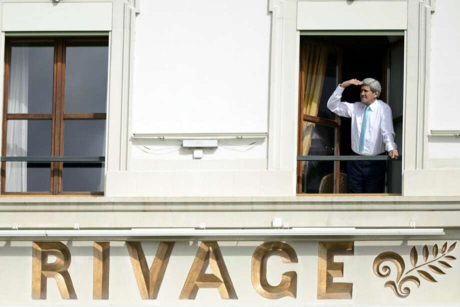Double Overtime Faltering Iran Nuclear Talks Extended Again The U S Secretary Of State John Kerry Looks Toward Lake Geneva From The Window His Hotel