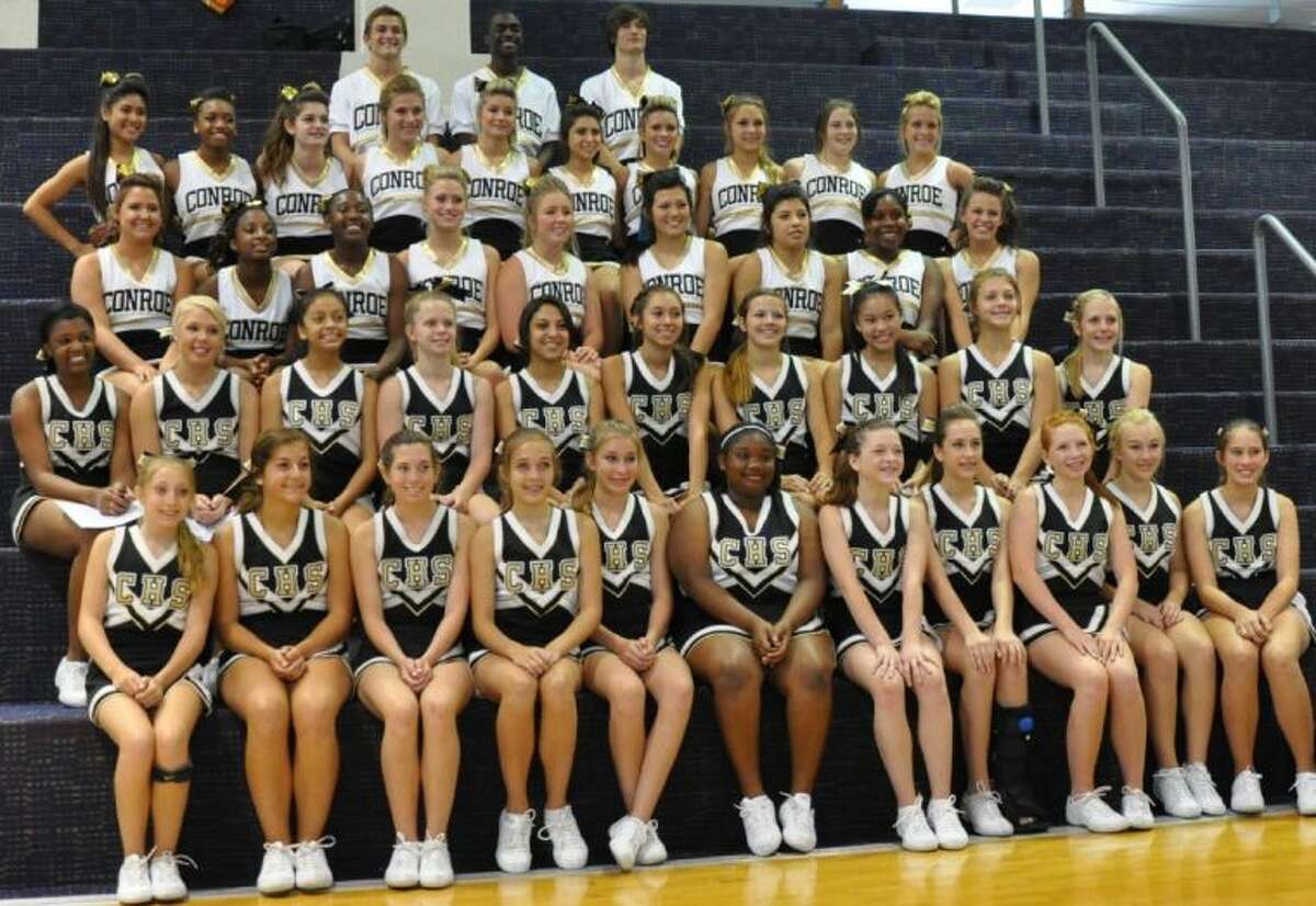 Conroe High School cheerleaders earned many group and individual awards this past summer from the National Cheerleader’s Association cheer camp they attended at Southern Methodist University in Dallas.