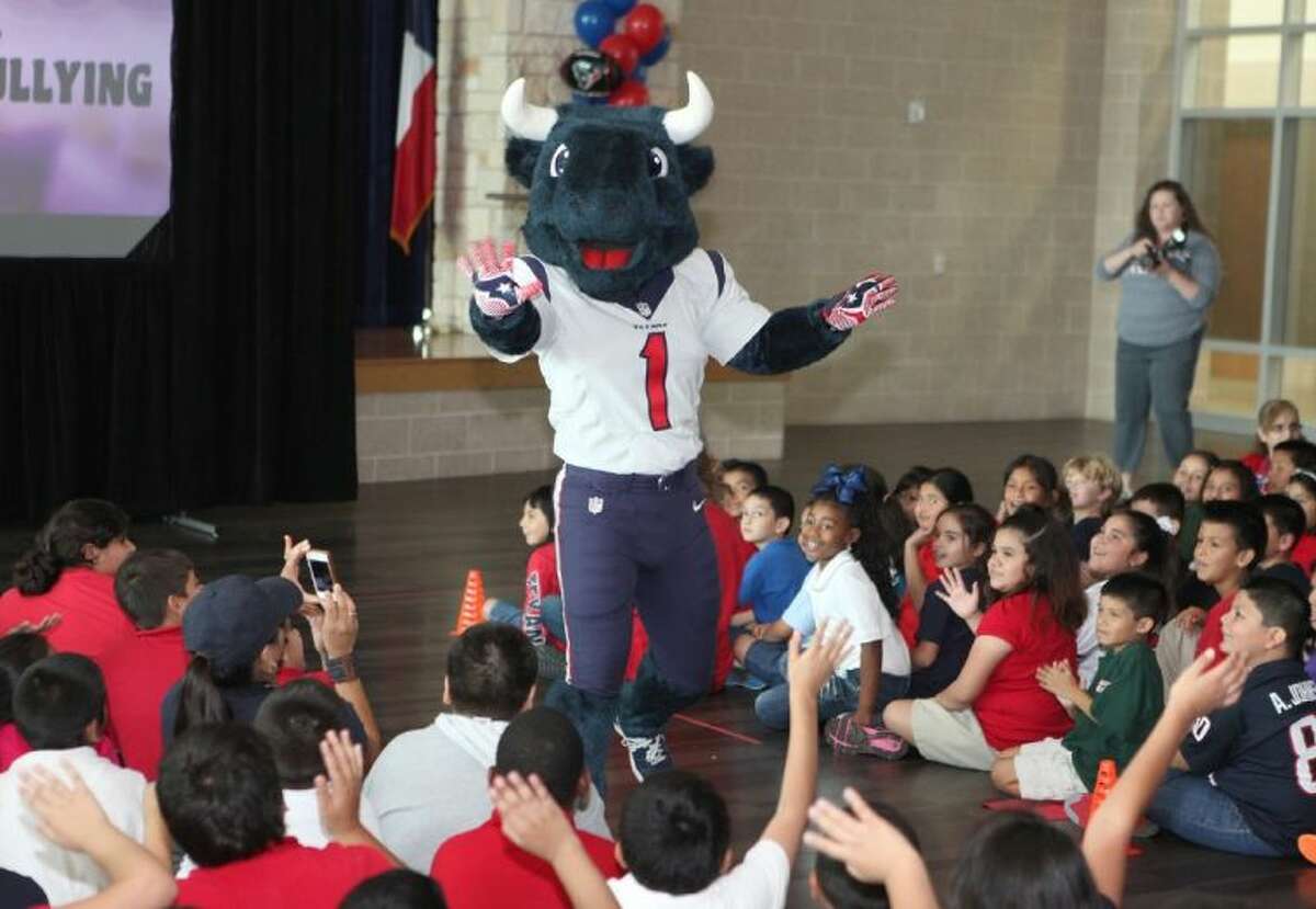 Texans Toro Urges Students To Take The Bull Out Of Bullying