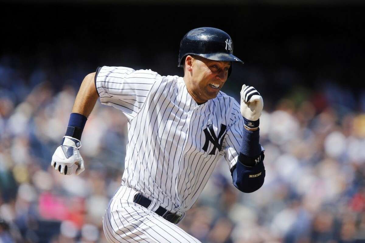 New York Yankees shortstop Derek Jeter singled in the sixth inning against the Cleveland Indians on Saturday in New York to surpass Honus Wagner for sixth place on the all-time career hits list.