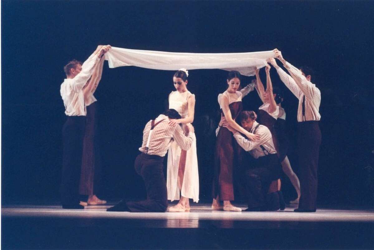 Artists of the Houston Ballet in Julia Adam's "Ketubah" which is a part of Houston Ballet's Women@Art Sept. 20-30.