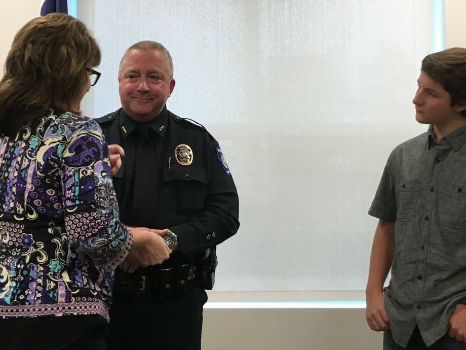 Conroe PD promotes three officers - The Courier