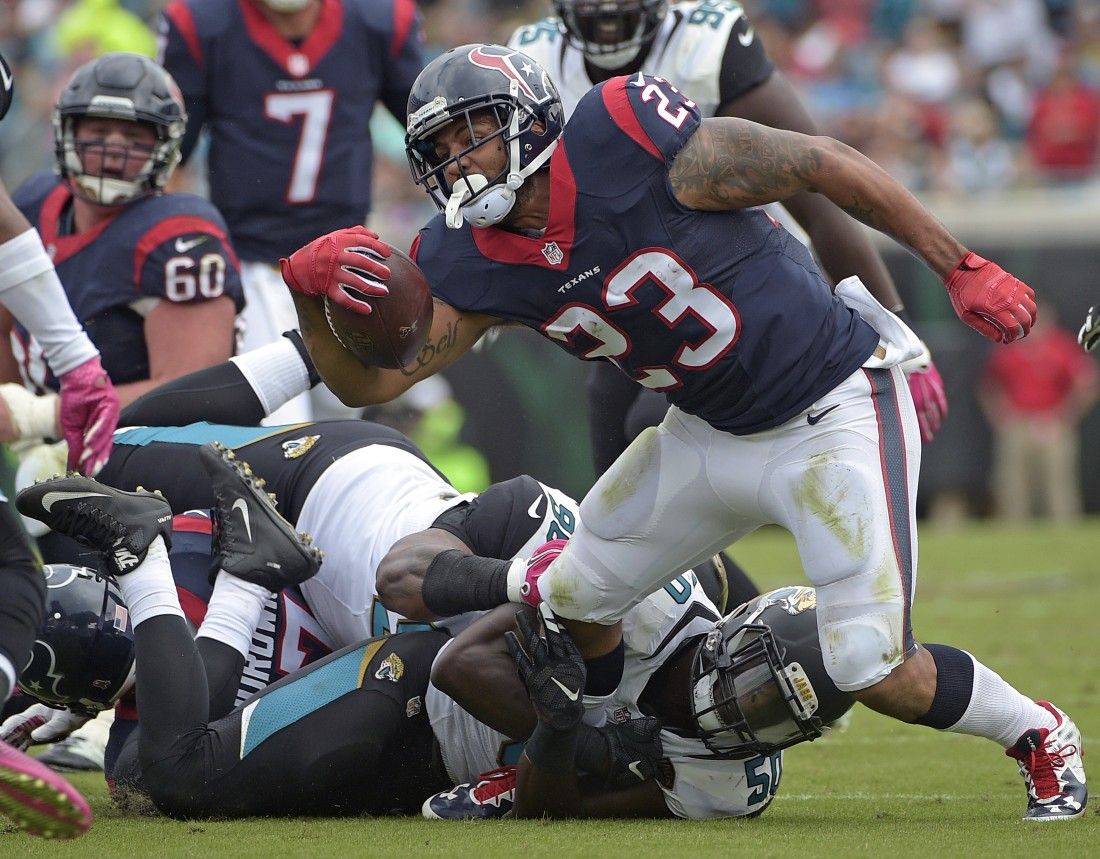 Arian Foster injury: Texans RB leaves with hamstring injury 