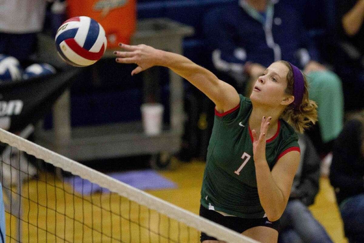 Volleyball The Woodlands wins third straight district title