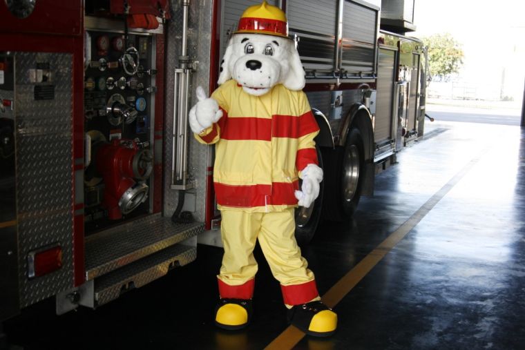 Porter Fire Department new mascot, Sparky
