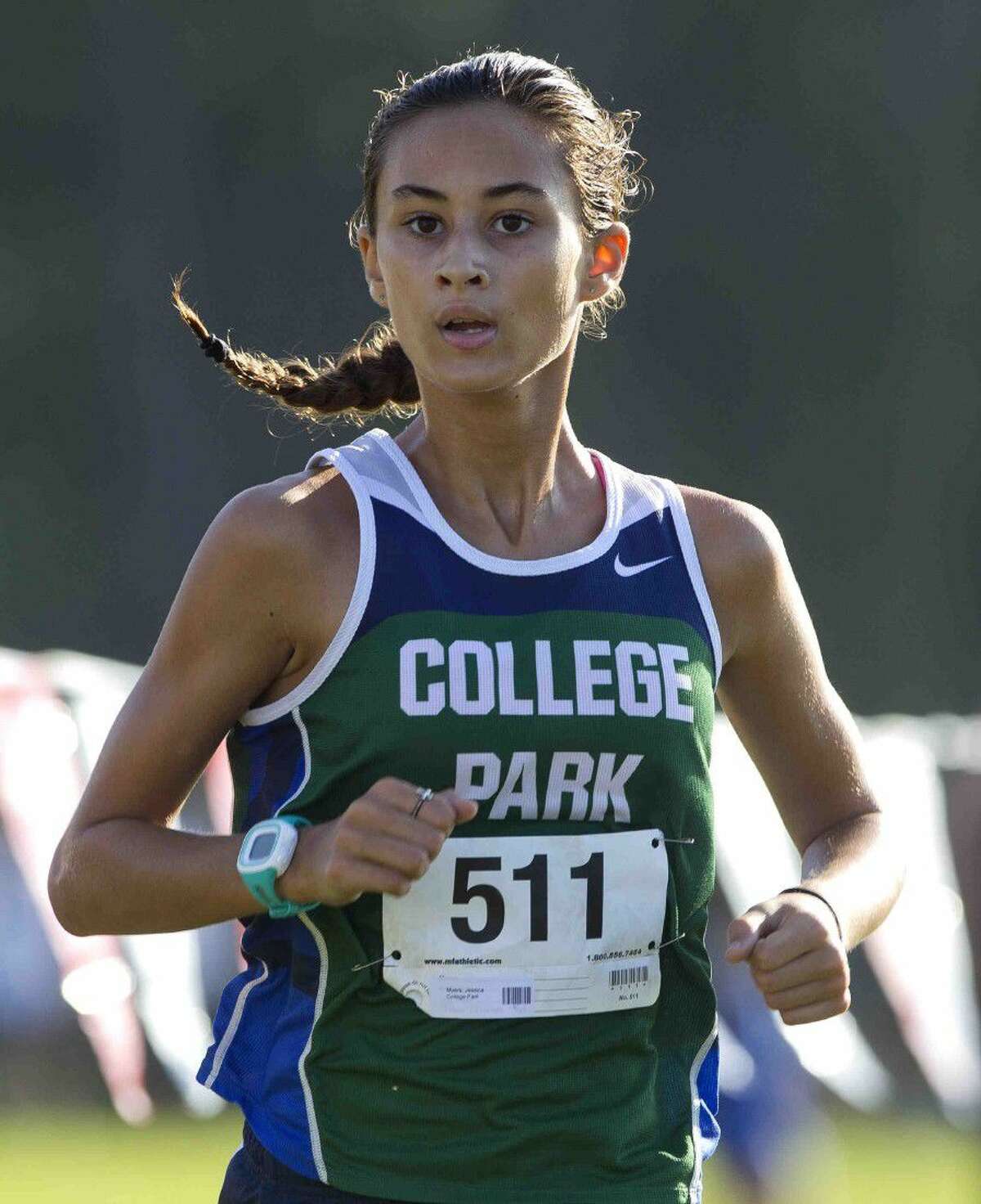 College Park sophomore Jessica Meyers finished second in the varsity girls race during the Oak Ridge Invitational Saturday.