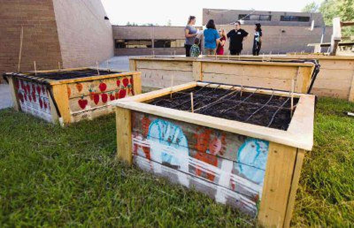 Woodlands school digs deep for gardening education