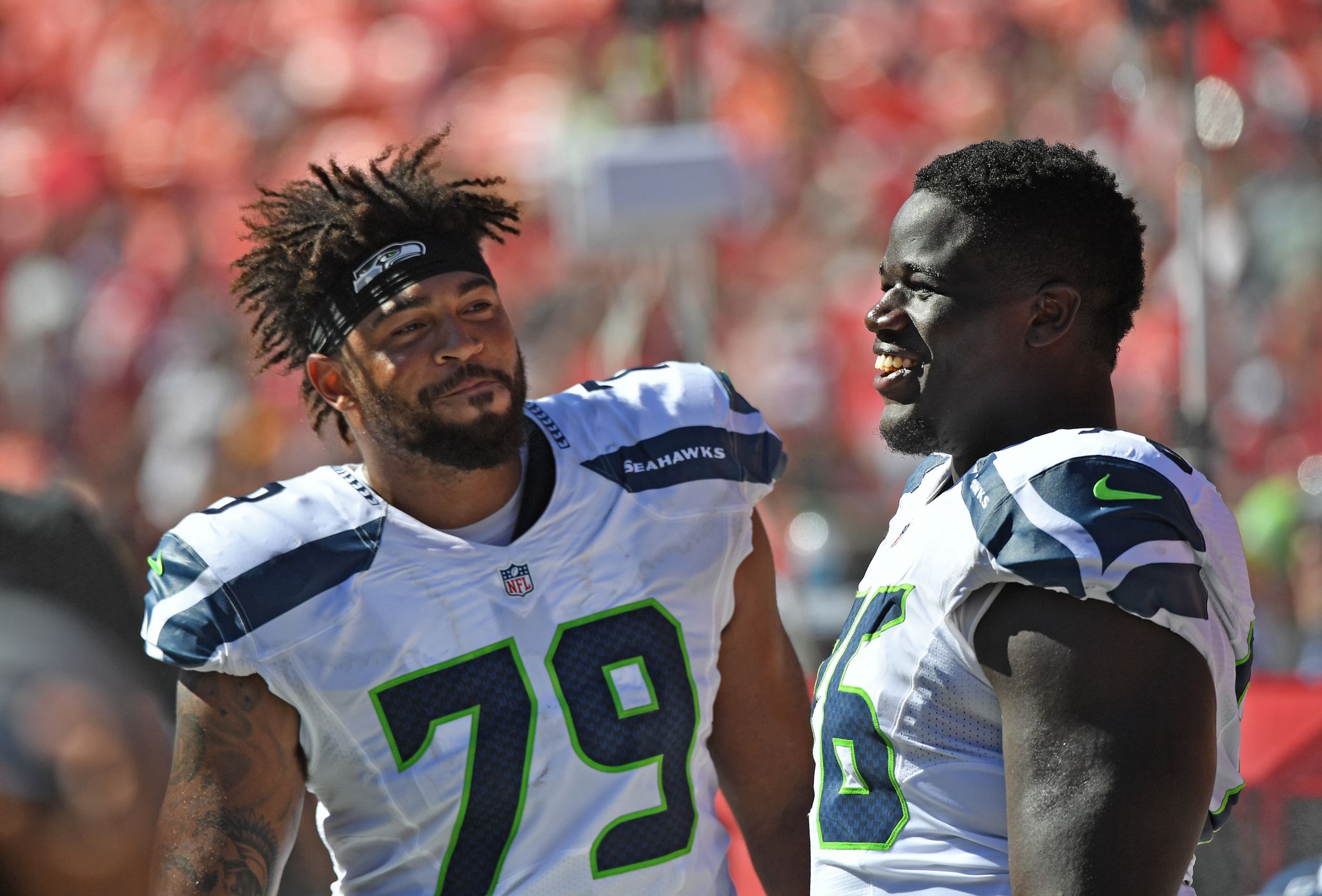 Seahawks' offensive line faces tough test with Jets