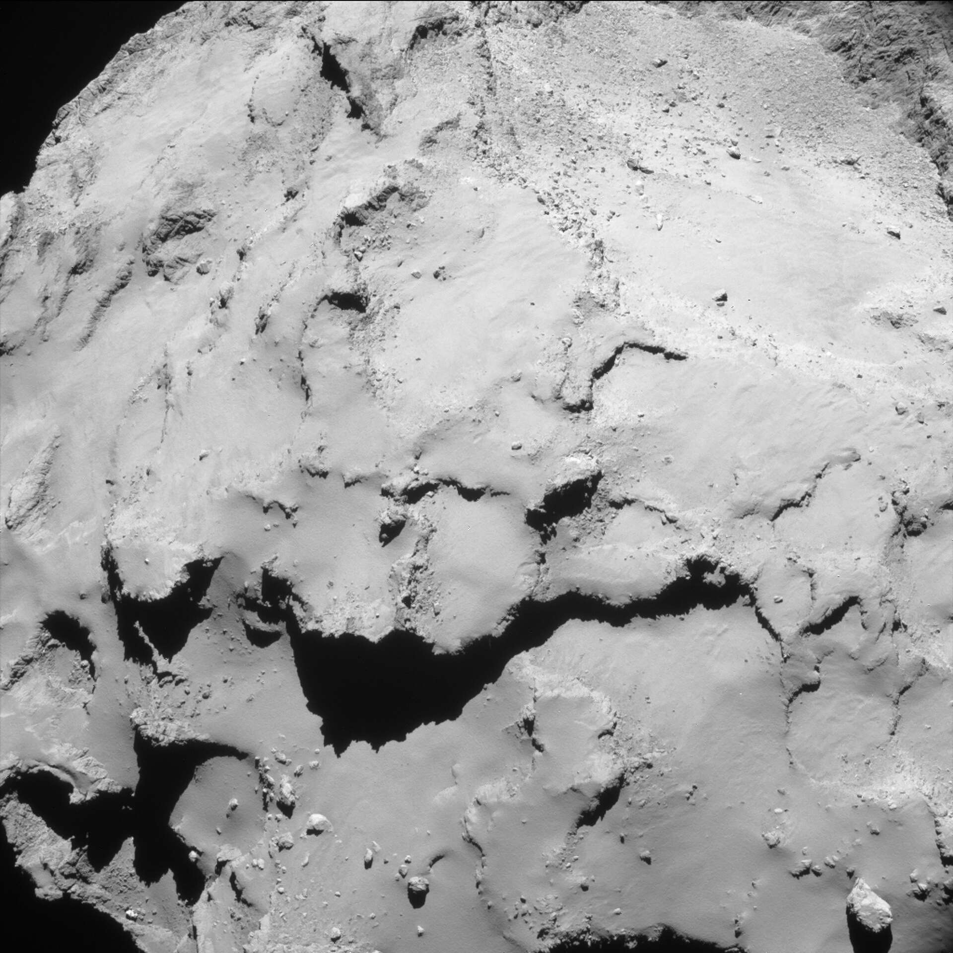 Space photos: The last thing Rosetta saw