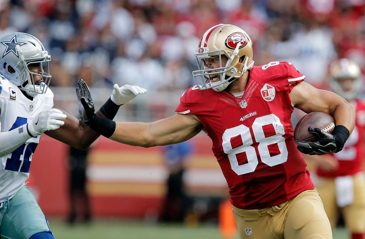 At the end, 49ers' Garrett Celek finally felt all the love