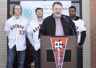 Were you 'Seen' at the Astros Caravan in Beaumont?