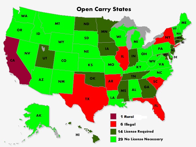 Missouri Open Carry Map Gun Rights Group Schedules Walk In Conroe On Saturday