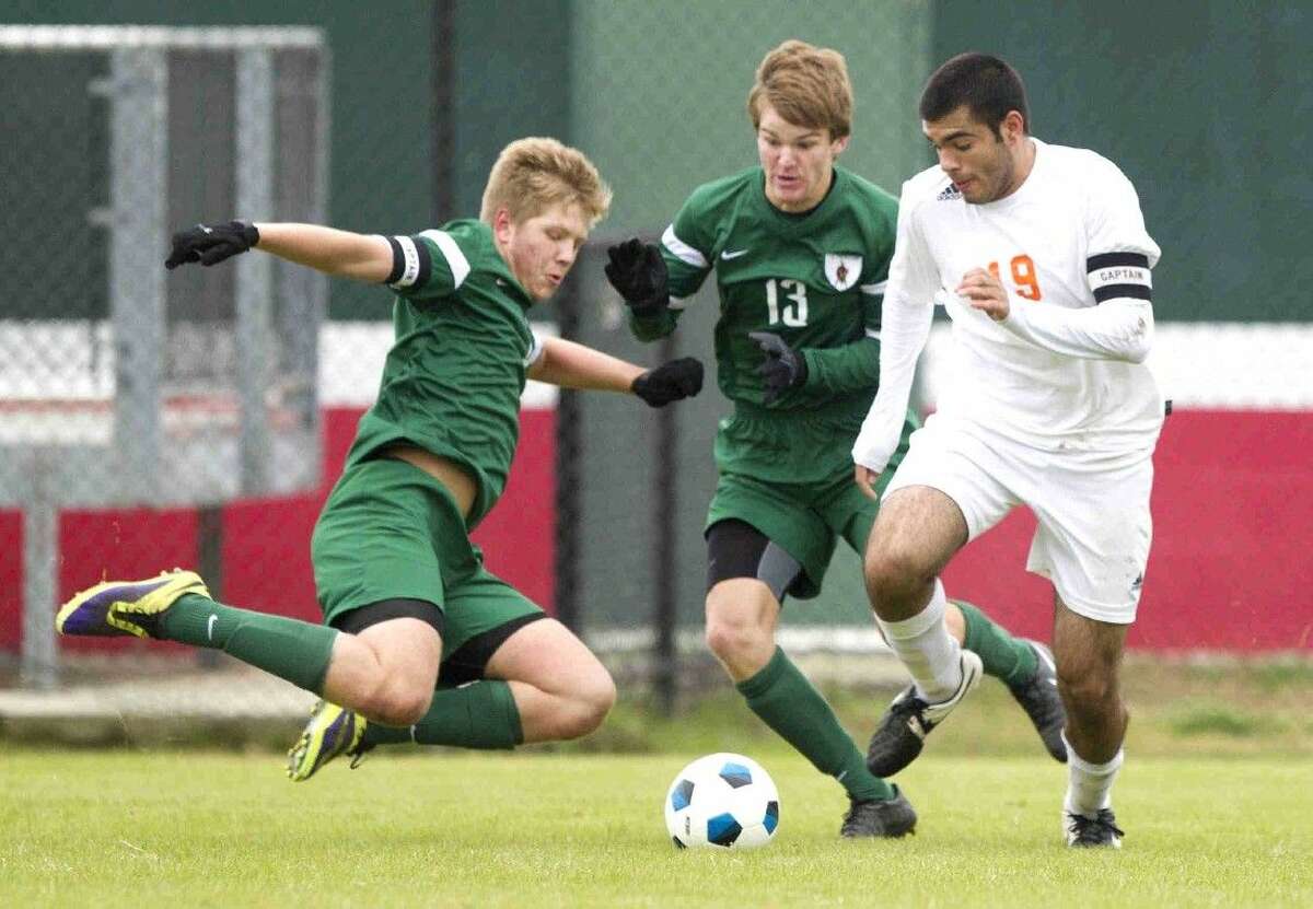 The Woodlands’ Taylor Burnette during a match Friday against Brandeis in the Kilt Cup.