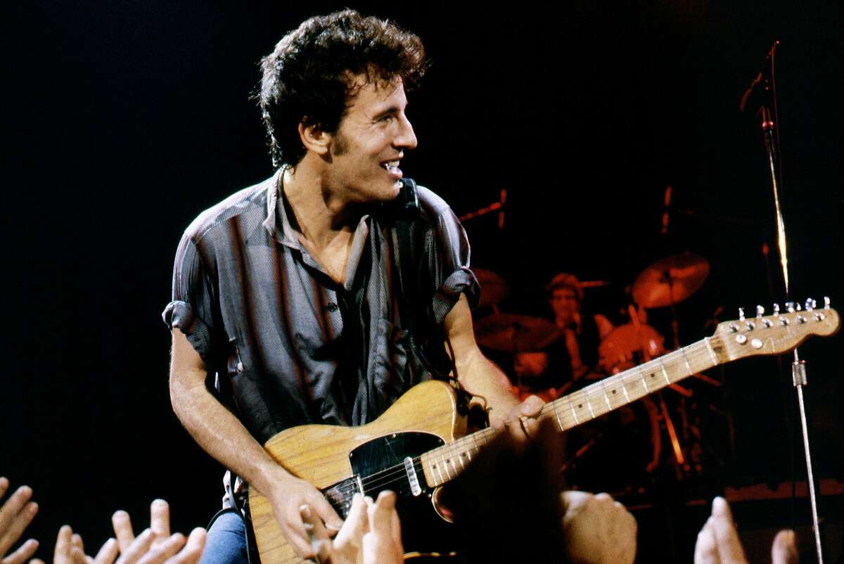 Bruce Springsteen performs at Winterland in San Francisco on Dec. 16, 1978.