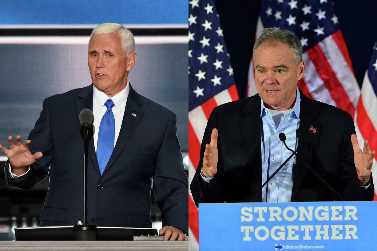 The vice presidential debate: Gov. Mike Pence and Sen. Tim Kaine take the gloves off.