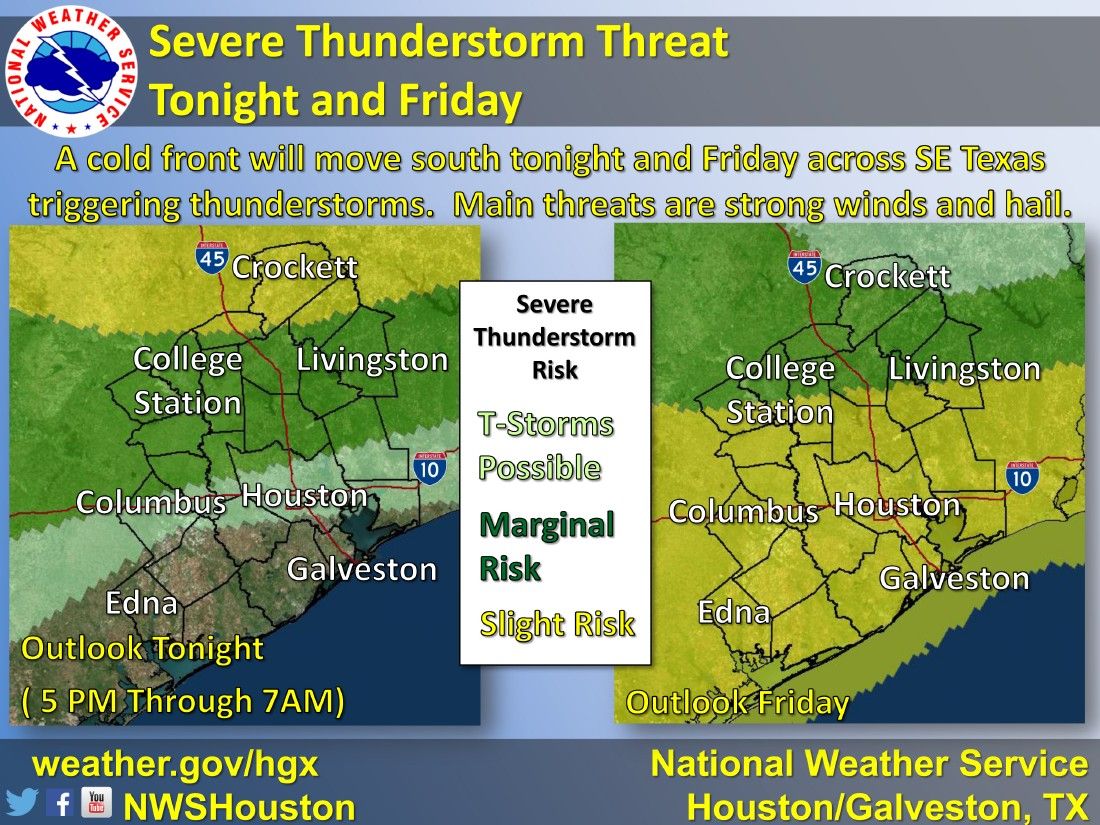 WEATHER ALERT FEMA warns of potential severe storms across the region