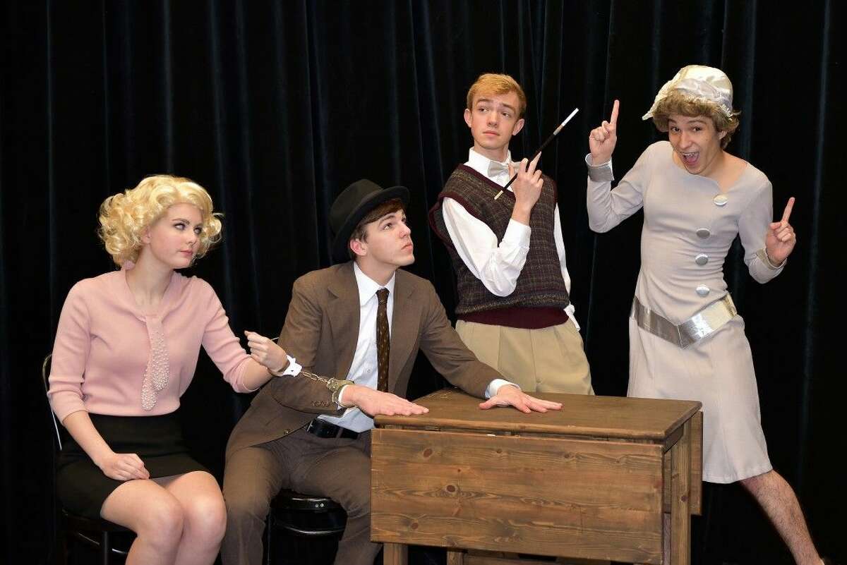 Stratford Thespians getting into character for the hilarious melodrama “39 Steps”, based on the Alfred Hitchcock film. From left, Keeley Flynn, Jack Goss, Dustin Nichols, and Cameron Munoz. Picture by Claire Sharp. Tickets are $16 in advance, and are available online or can be purchased at the Box Office. Performances will be at 7:30 p.m., April 30-May 2, and May 8-9, with a matinee on May 9 at 2:30 p.m. For more information or to buy tickets, go to shsplayhouse.org or call 713-251-3449.