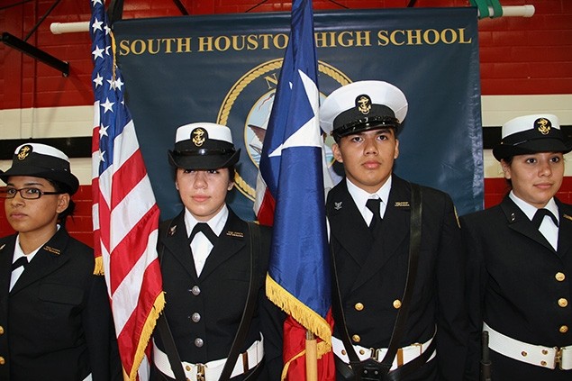 South Houston High Navy Junior ROTC Named Most Improved Unit