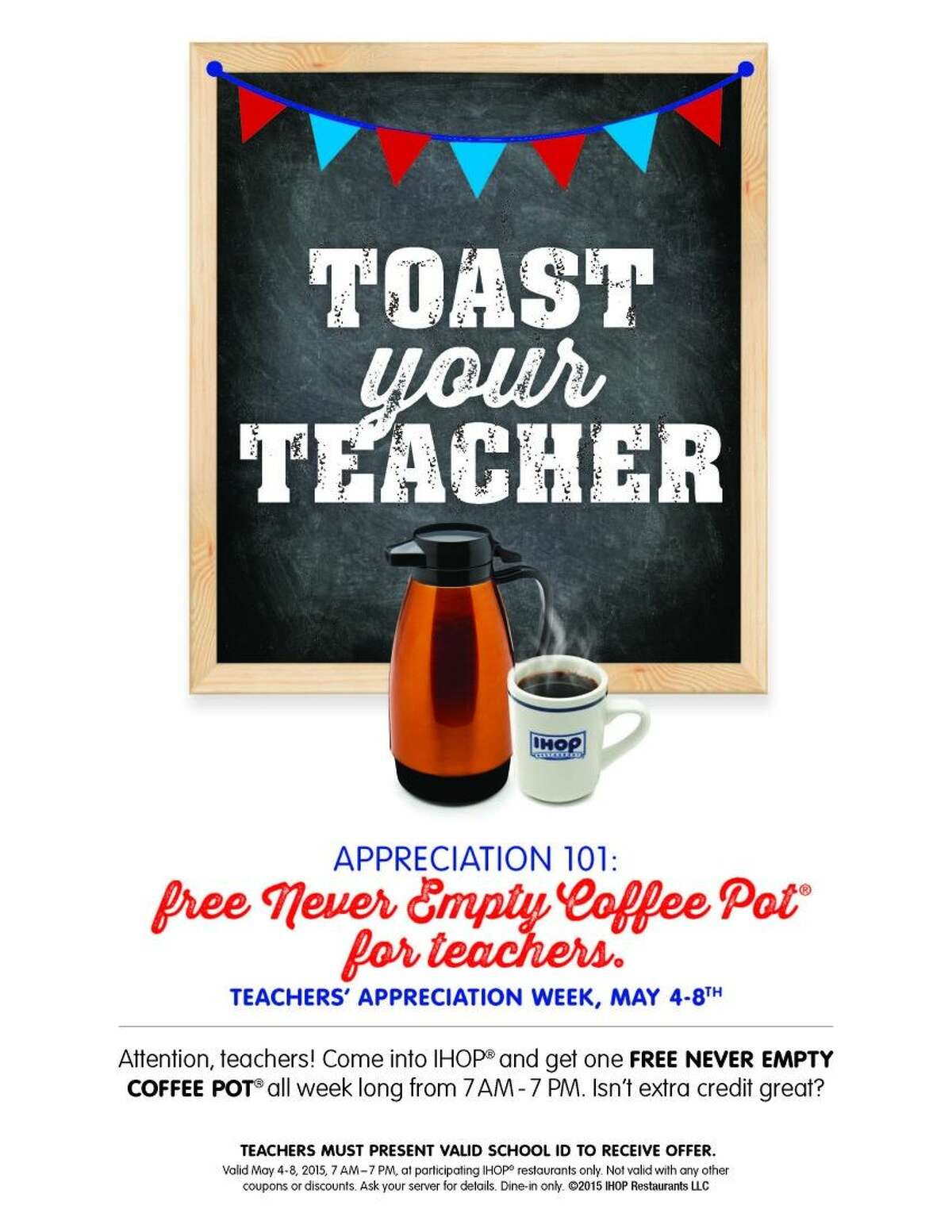 IHOP Restaurants celebrate Teacher Appreciation Week, May 48