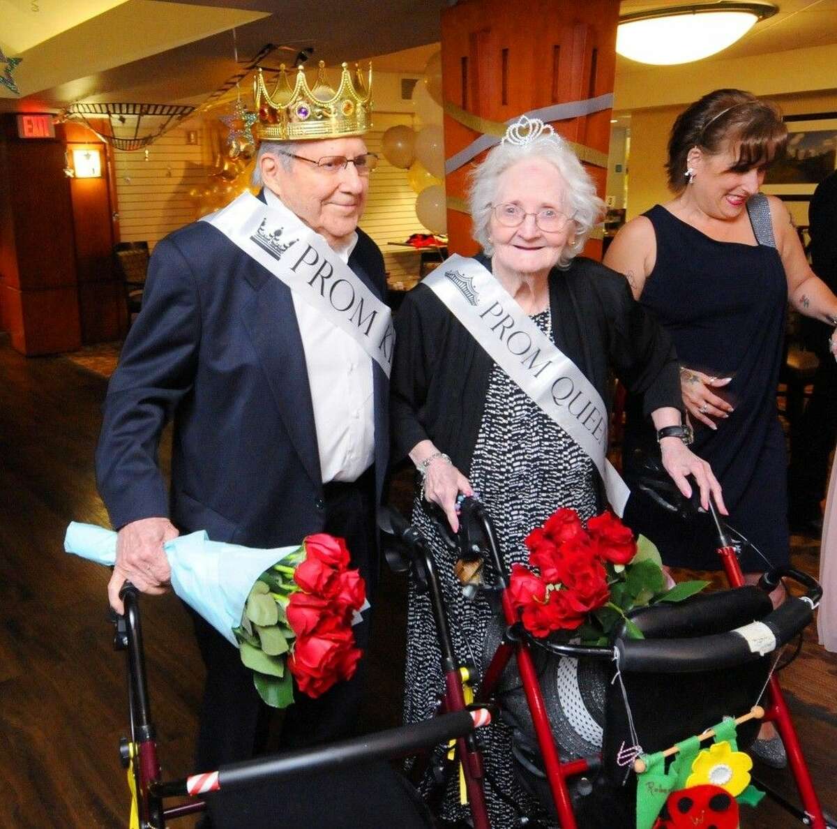 Brookdale Willowbrook Park, an assisted senior living community, held its prom on Saturday, May 2, complete with the crowning of a king and queen.