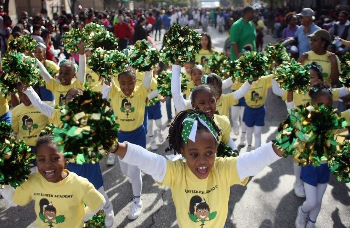 Children performing at last year’s MLK Youth Parade. The youth parade is set for Saturday, January 16 at noon.