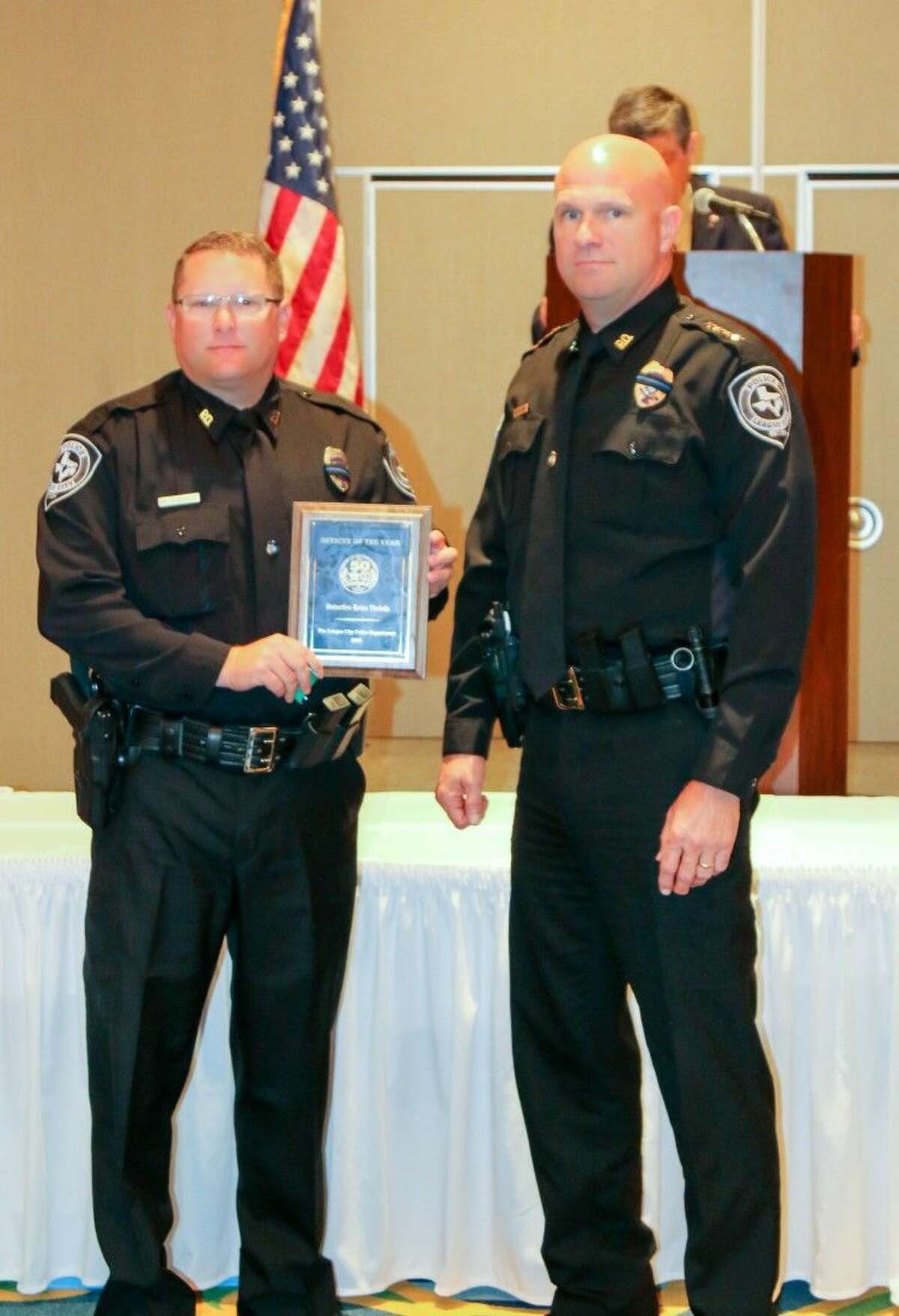 League City officer recognized for closing string of burglary cases