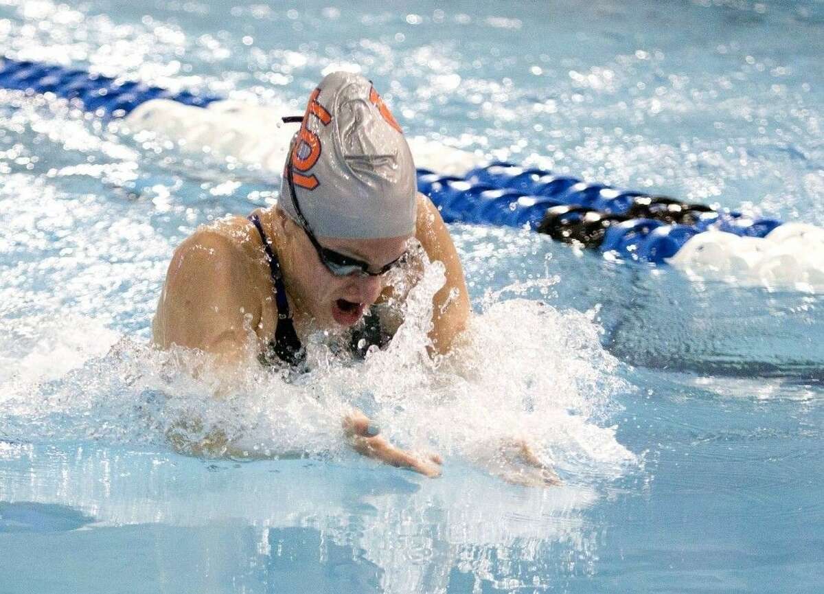 Seven Lakes senior Kristen Hepler advanced to the Class 6A state championships in the 200-yard individual medley and 100-yard breaststroke in 2015.
