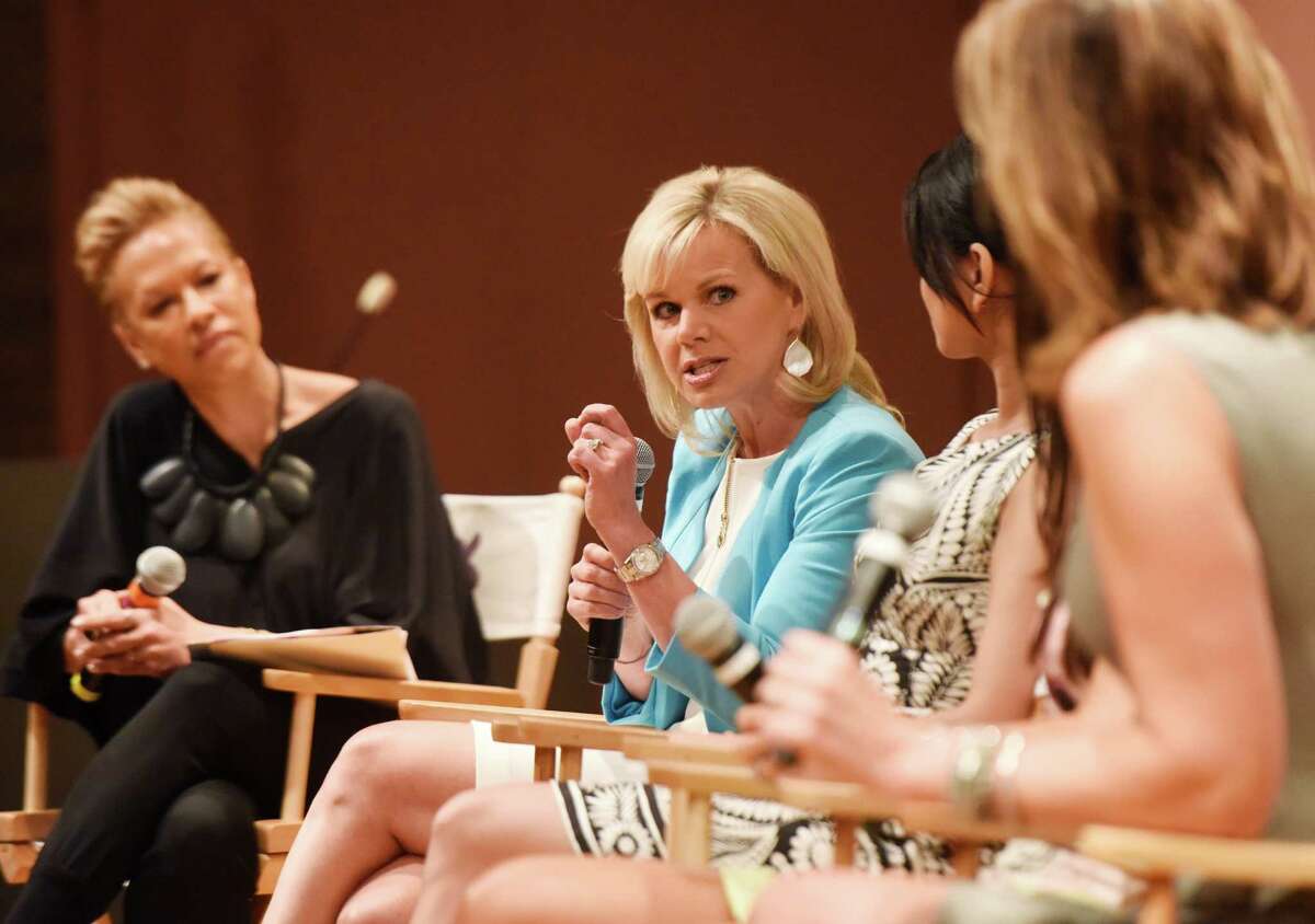 Gretchen Carlson speaks during the Greenwich International Film Festival's "Women at the Top: Female Empowerment in Media" panel discussion at Greenwich Library's Cole Auditorium. Planning is underway for 2017’s festival and it will continue to focus on issues of social importance.
