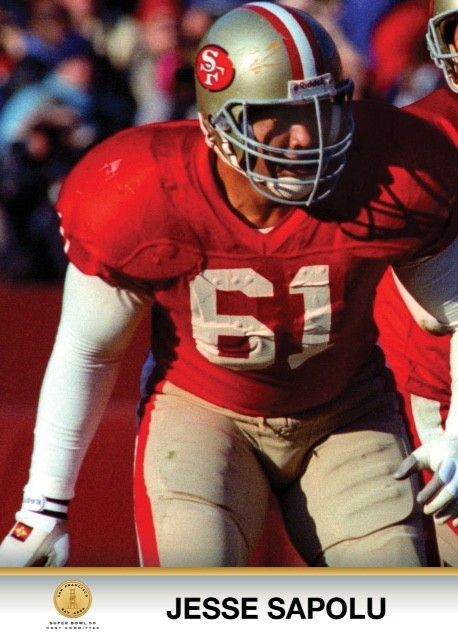 Jesse Sapolu Gave His Heart to the 49ers