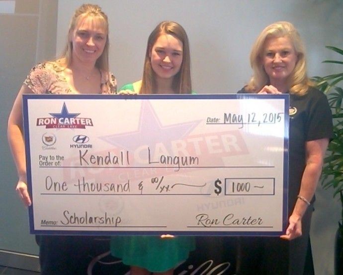 Langum wins Ron Carter Clear Lake scholarship