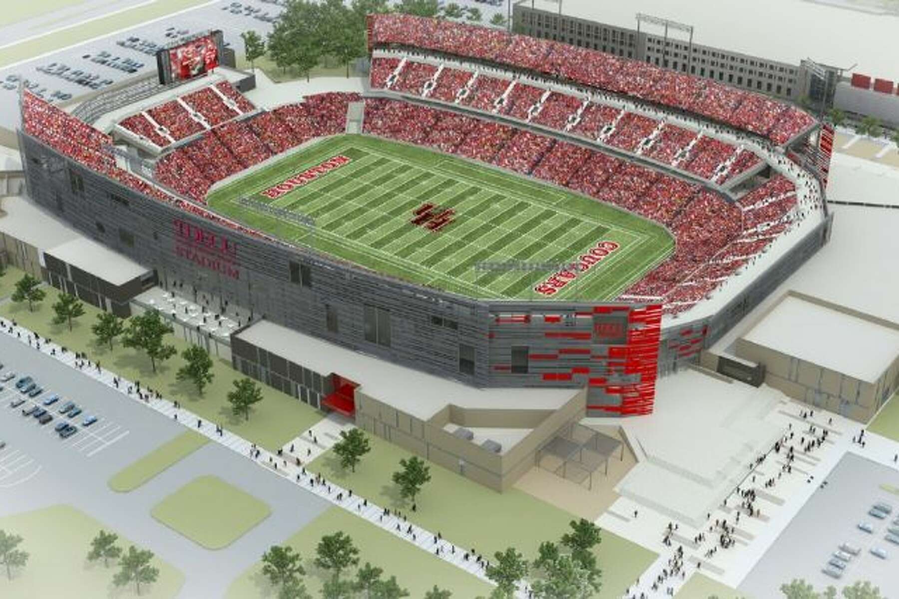 TDECU Stadium - Home of Houston Cougar Football - University of