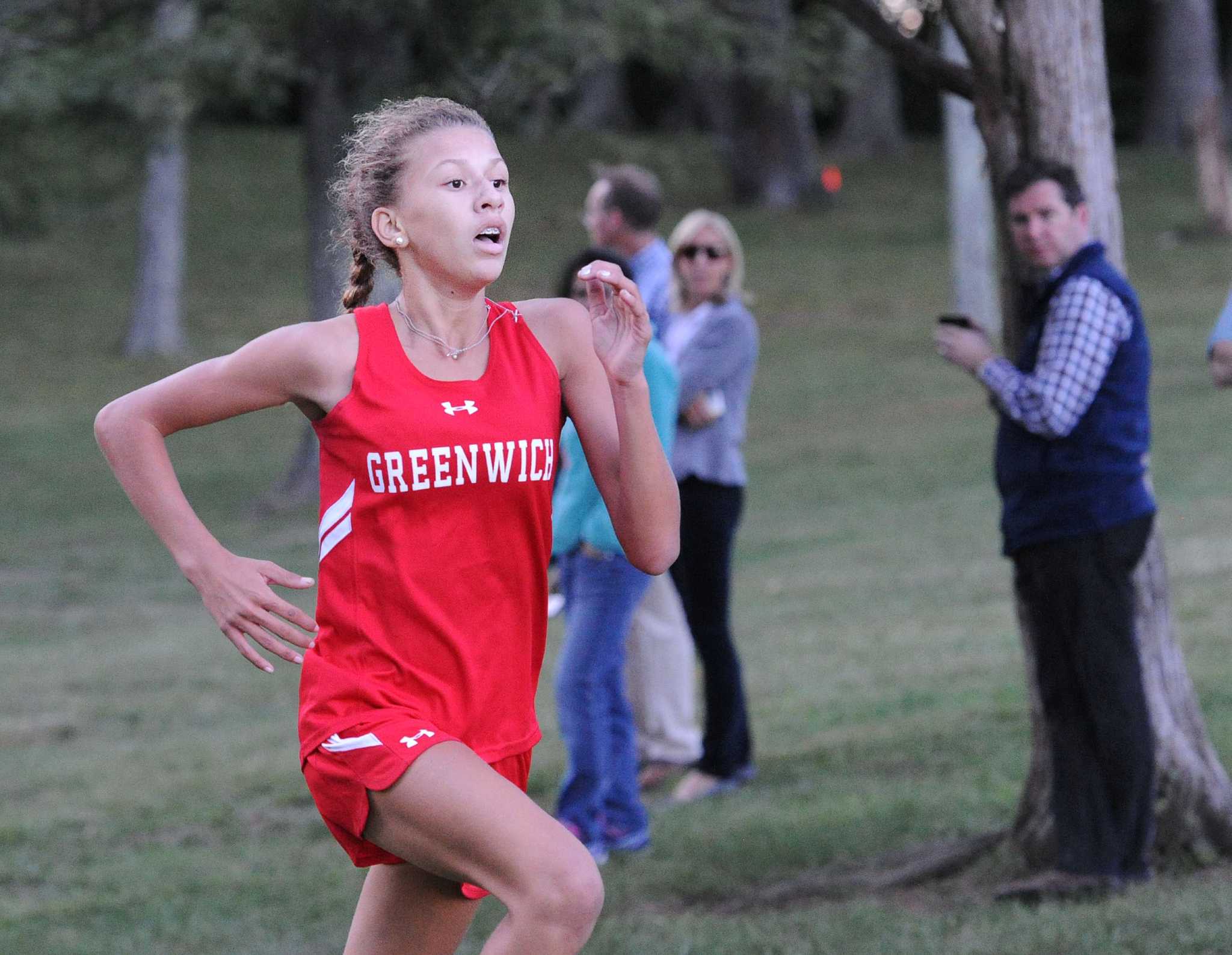 Harris leads Greenwich girls cross country team to two wins