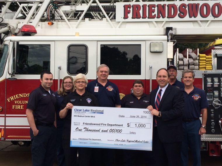 Friendswood Fire Dept. receives donation for improvements