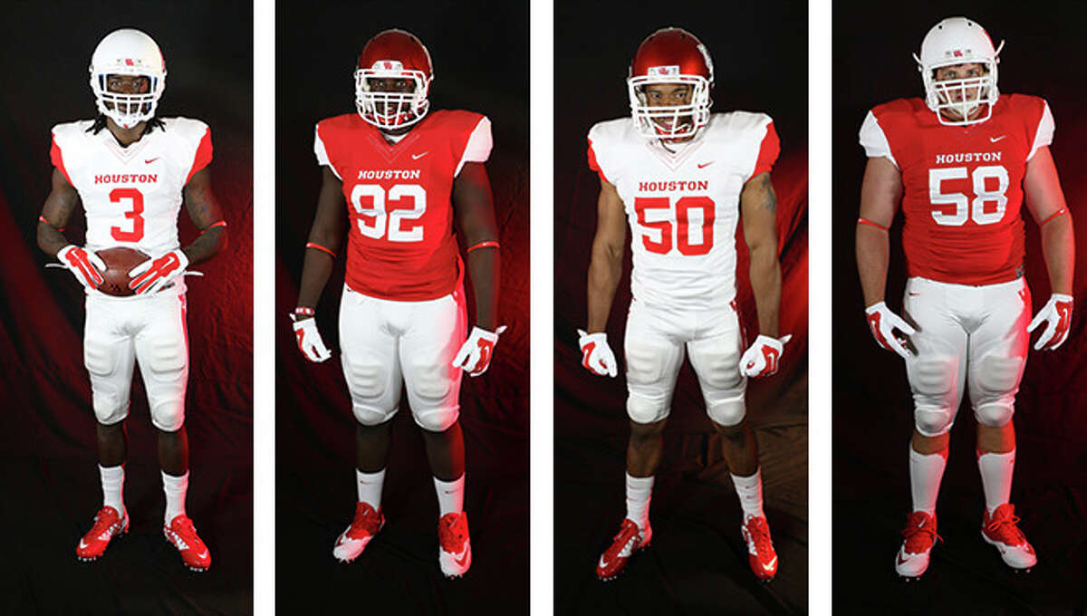 COLLEGE FOOTBALL UH unveils new uniforms