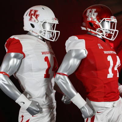 University of Houston unveils new football uniforms