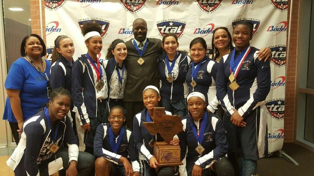 The Clear Lake Christian girls' basketball team won the TCAL state championship this past weekend in San Antonio. The team defeated Houston Cristo Rey Jesuit, 54-45, in the title game.