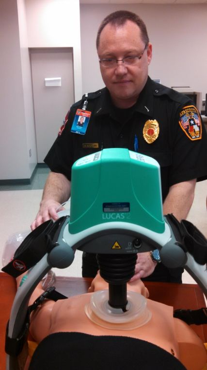 Luke Cpr AVFD deploys LUCAS CPR Device