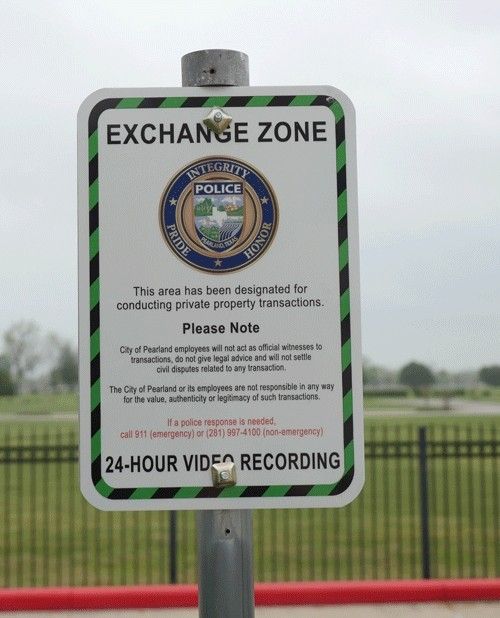 City of Pearland launches safe exchange zone initiative